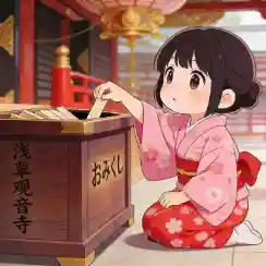 东京浅草观音寺一百签